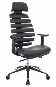 Кресло Everprof Ergo Black Экокожа Черный - 1